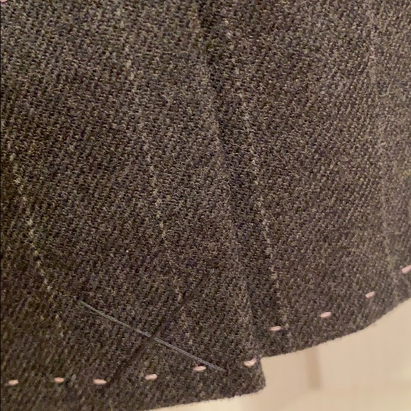 Elie Tahari Wool pencil skirt Gray 14 New - Picture 3 of 4